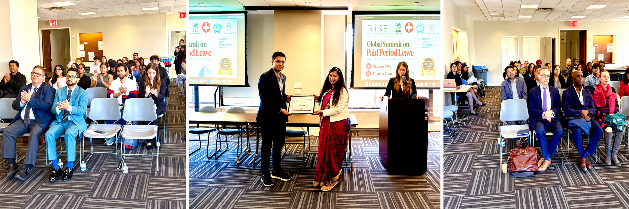 Global Summit on Paid Period Leave Held in New York: Journalist Mynul Islam Honored